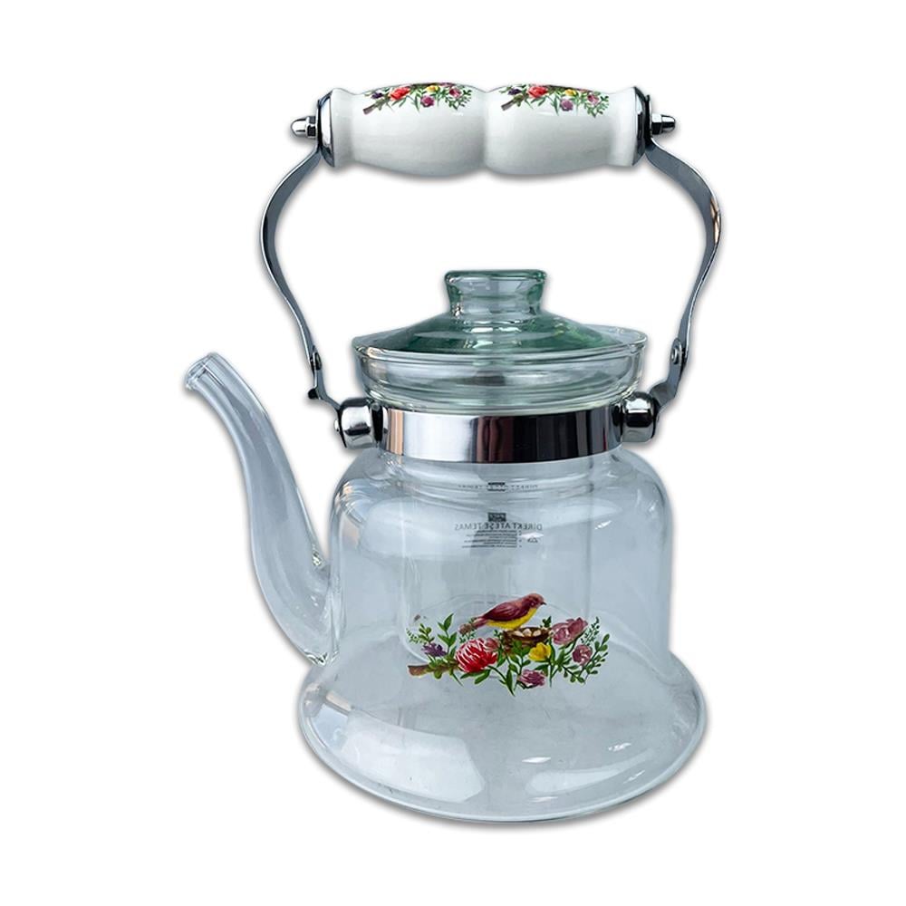 ÇaydanlıkPaçi Rosella Cam Demlik 1200 ml