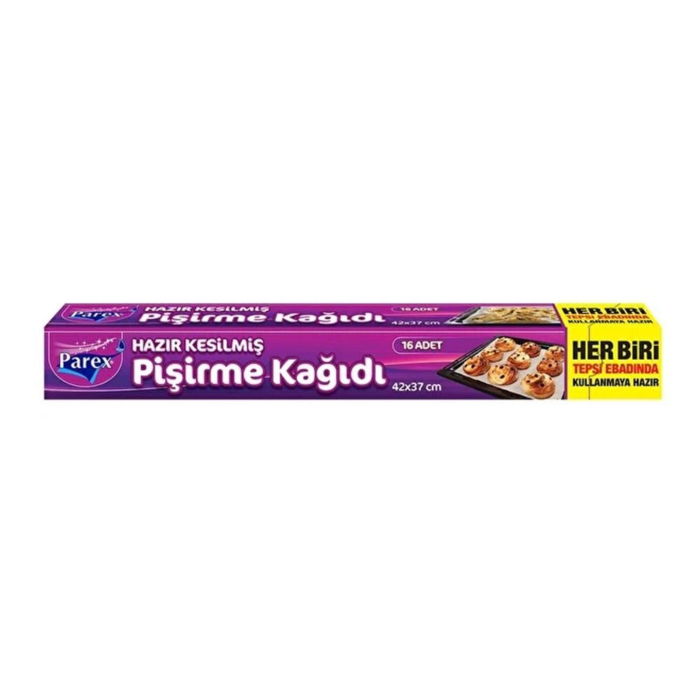 Pişirme KağıdıParex Hazır Kesilmiş Pişirme Kağıdı 16'Lı