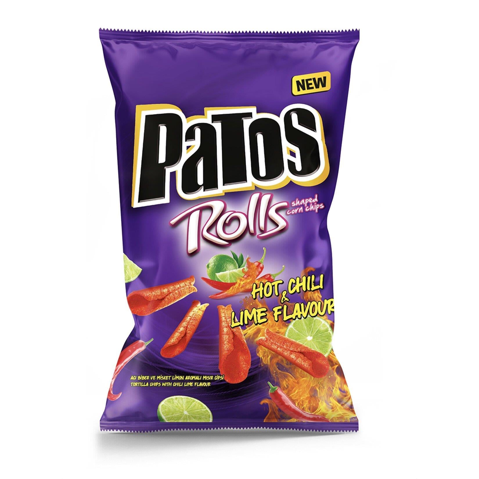 CipsPatos Rolls Hot Chılı 109 Gr