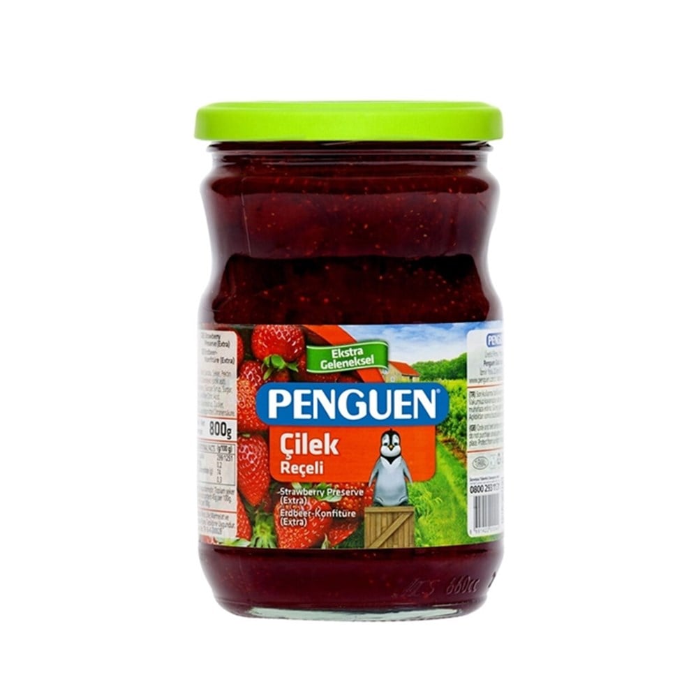 Penguen Reçel Çilek 800 Gr