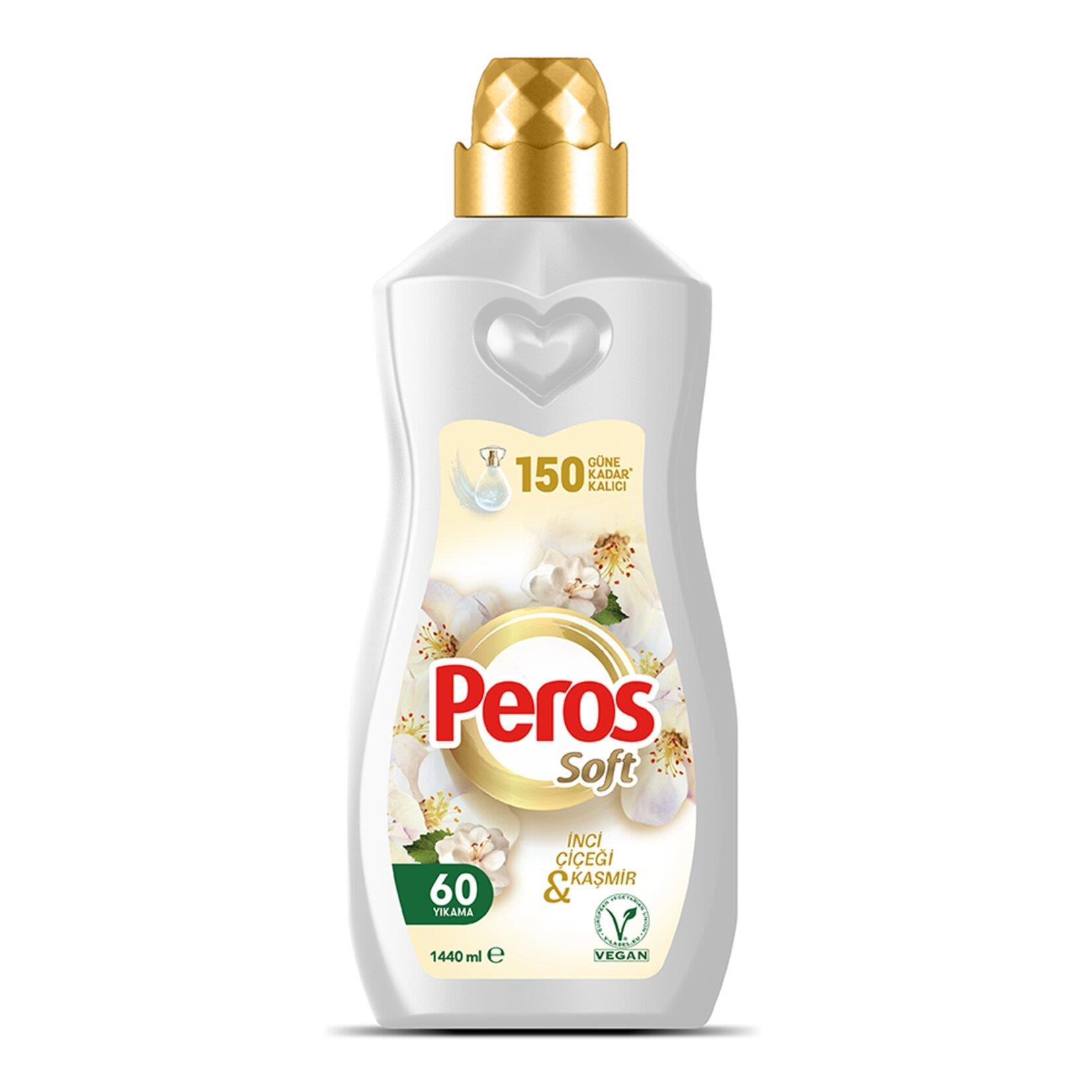 Konsantre YumuşatıcılarPeros Konsantre Yumuşatıcı İnci Çiçeği & Kaşmir 1440 Ml