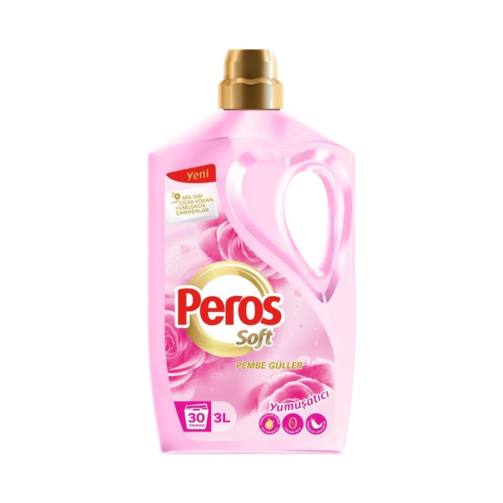 Klasik YumuşatıcılarPeros Soft Yumuşatıcı Pembe Güller 3 L 30 Yıkama