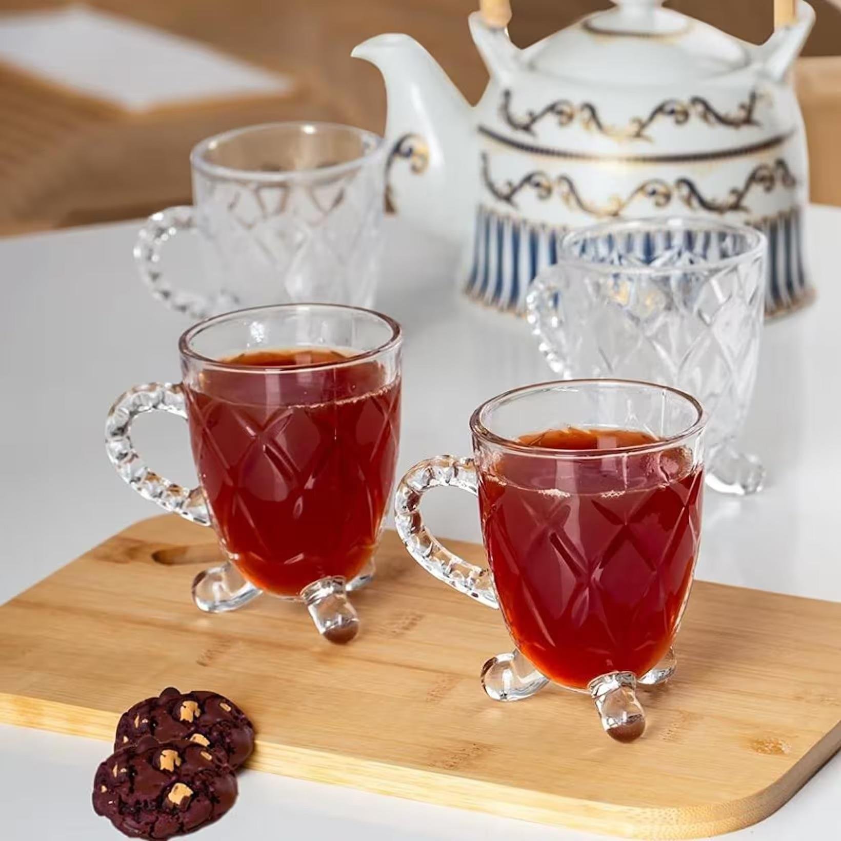 Çay BardağıPerotti Ayaklı Bardak Cam Anthony 15720