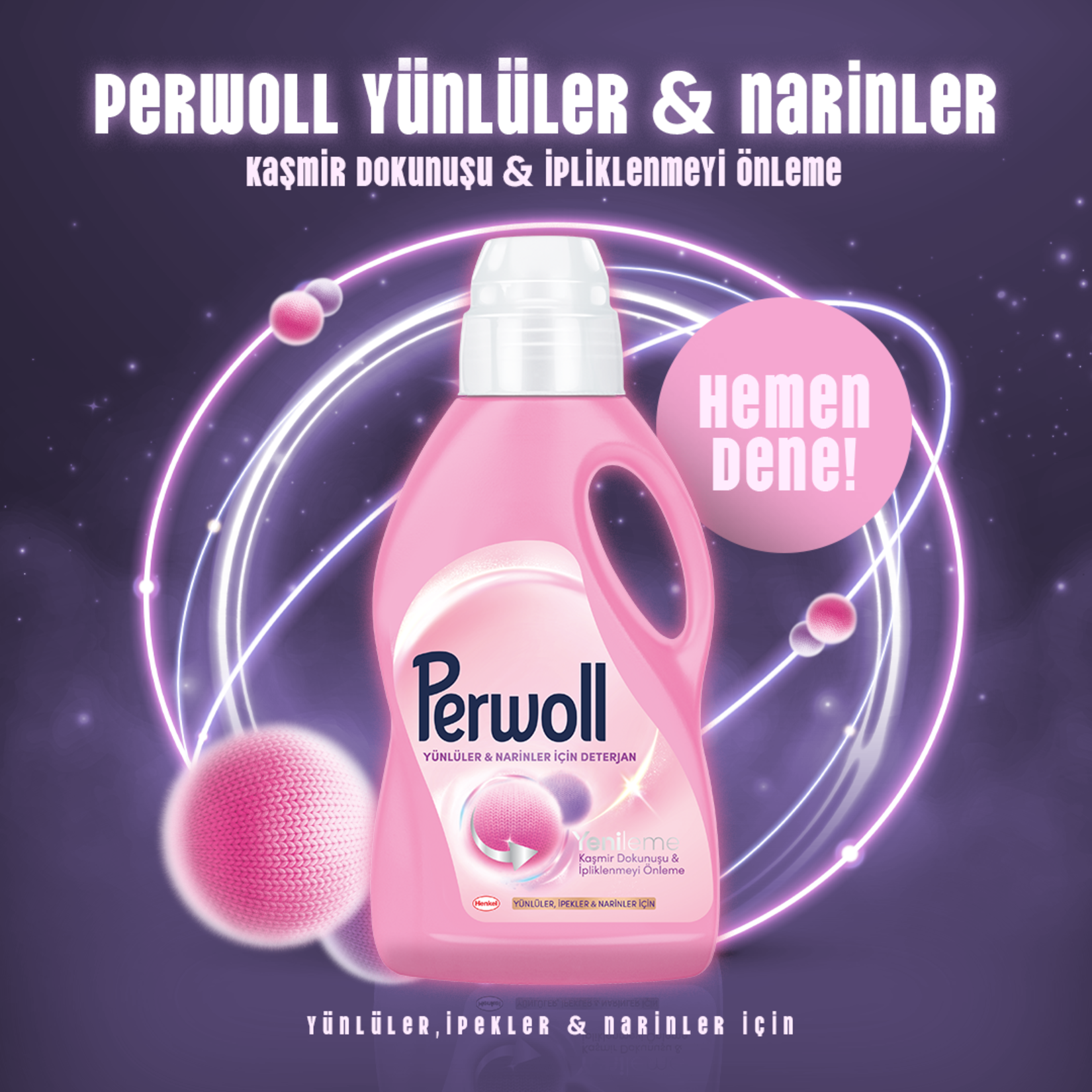 Sıvı Çamaşır DeterjanıPerwoll Sıvı Çamaşır Deterjanı Yünlüler İpekler Narinler 54 Yıkama