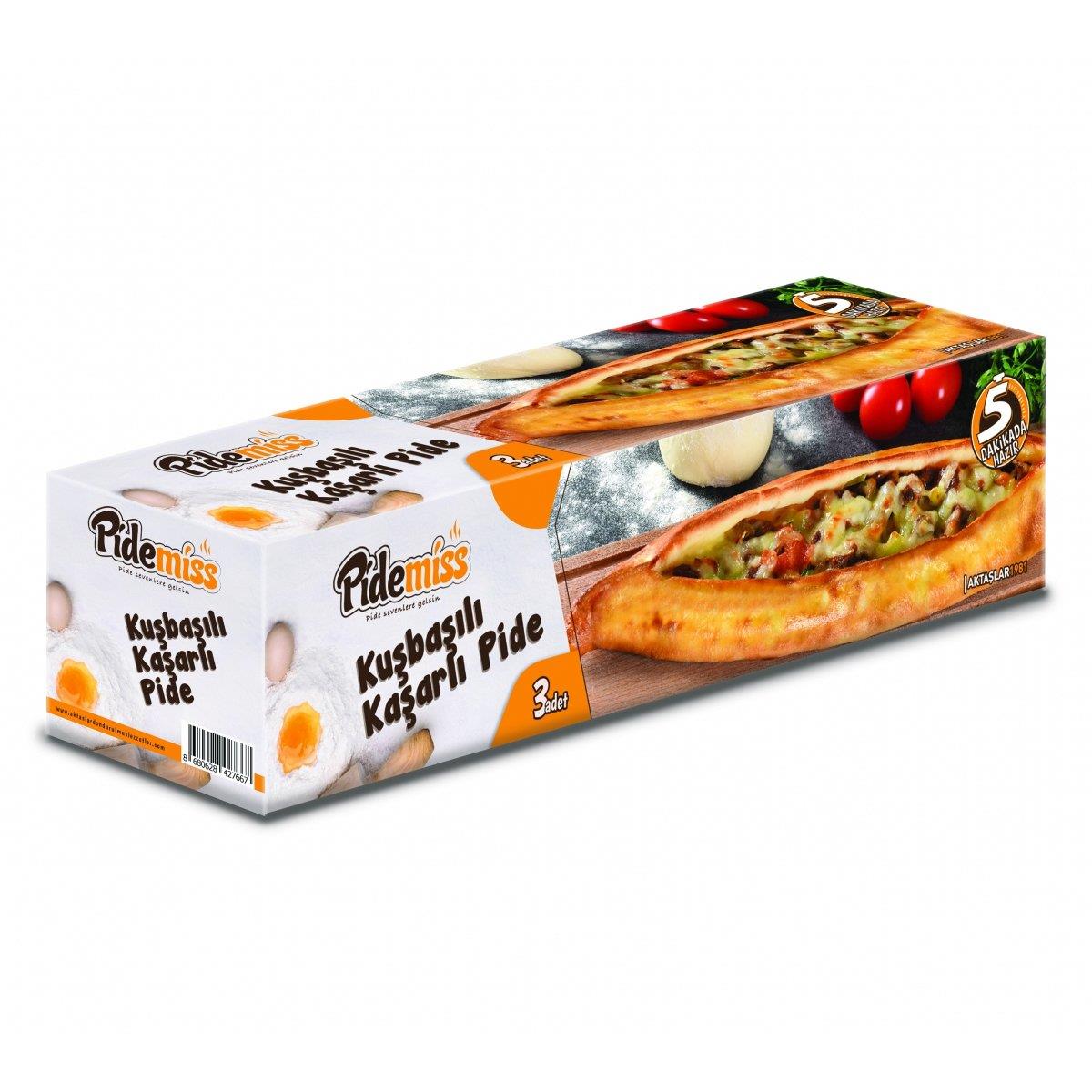 Pidemiss Kuşbaşılı Kaşarlı Pide 3 X 125 Gr