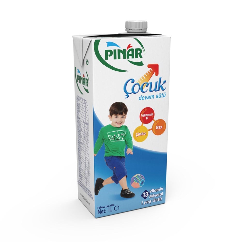 Pınar Çocuk Devam Sutu 1 Lt Sade