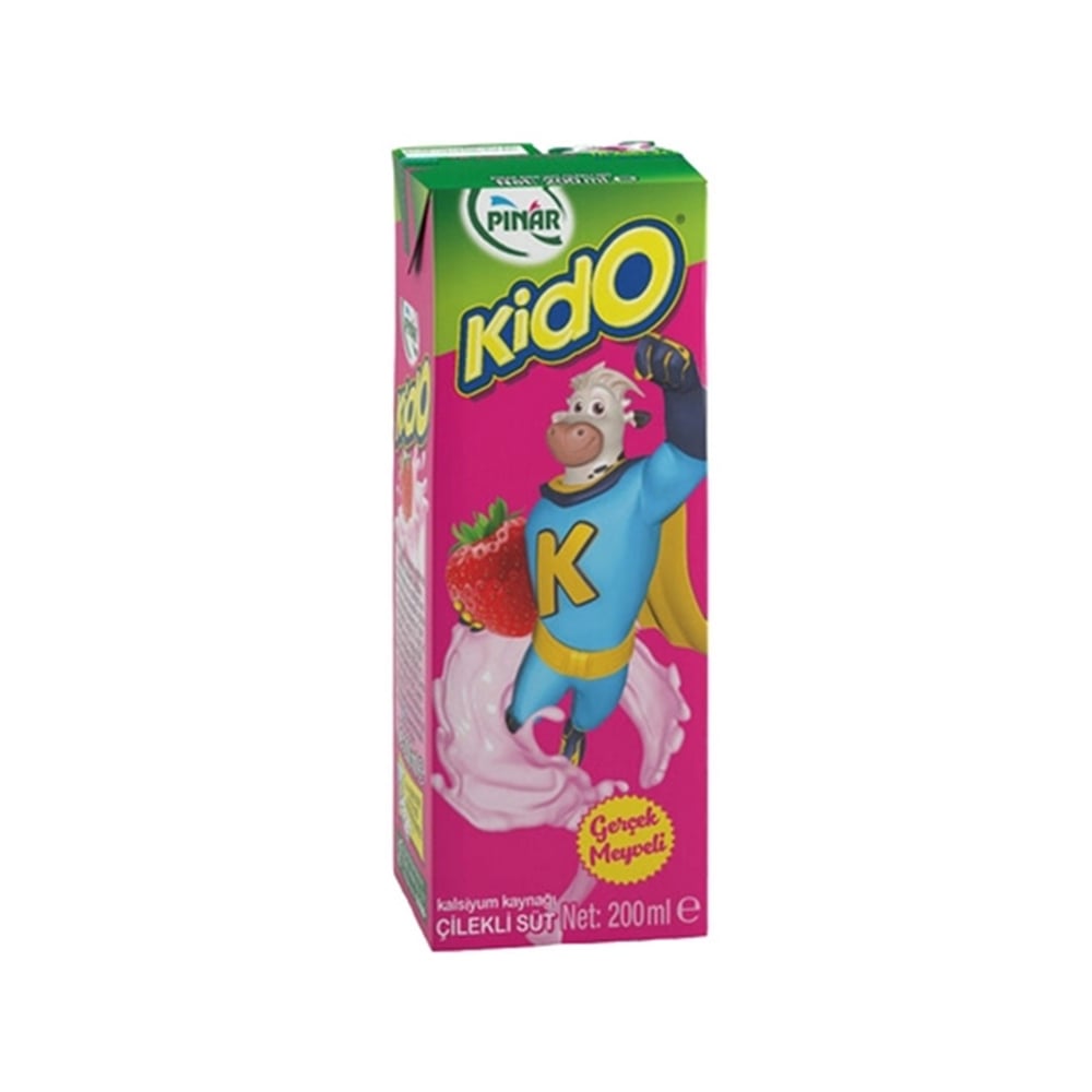 Pınar Kido Süt 180 ml Çilekli