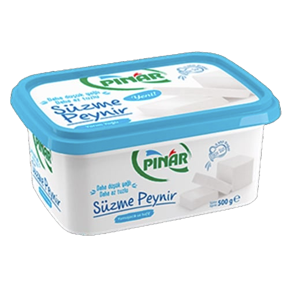 Süzme PeynirPınar Süzme Peynir 500 Gr
