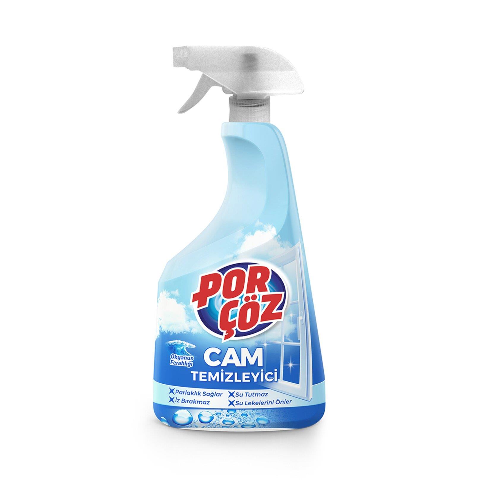Cam TemizleyicilerPorçöz Cam Temizleyici 500 Ml Sprey