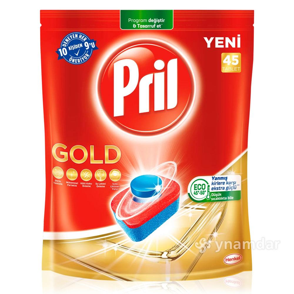 Bulaşık Makinesi TabletiPril Gold Bulaşık Makinesi Deterjanı 45 Tablet