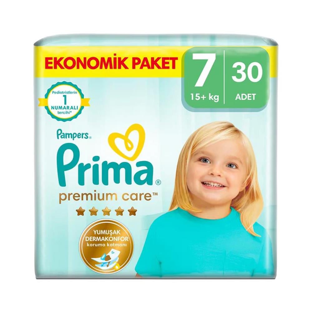 Bebek BezleriPrima Premium Care Eko 7 Beden 15+ Kg 30 Adet