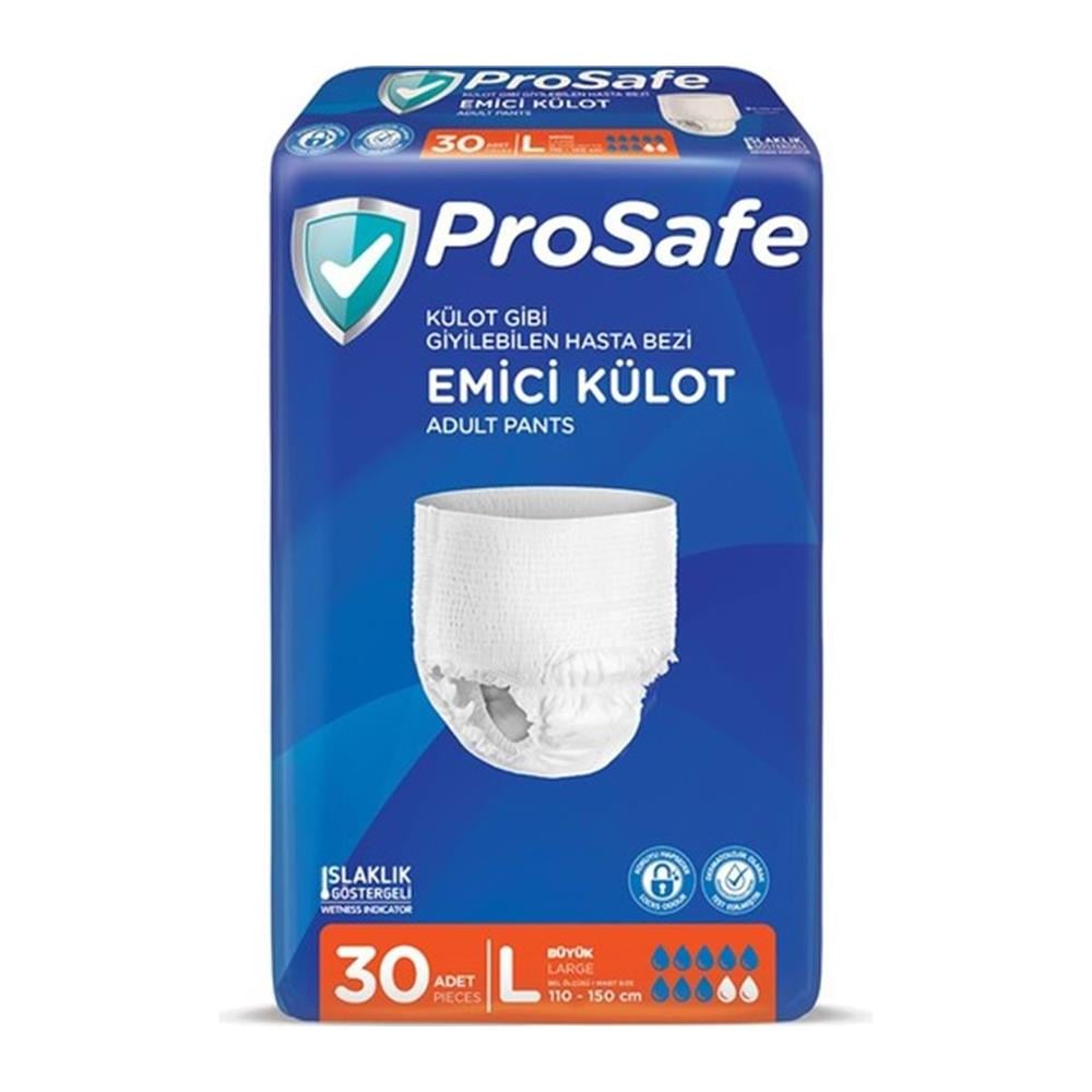 Hasta Bakım ÜrünleriProsafe Emici Külot Hasta Bezi Büyük(Large) 30 lu