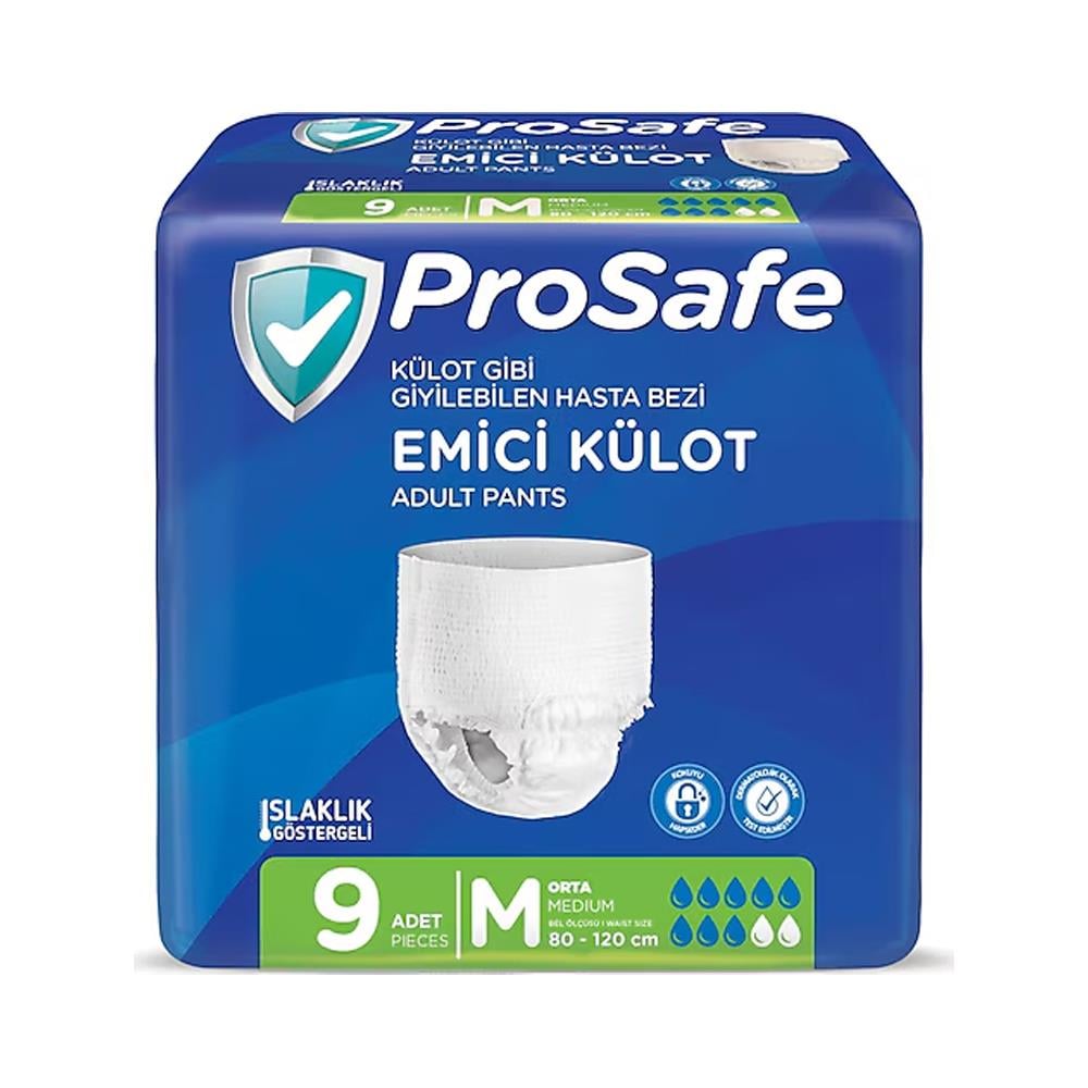 Hasta Bakım ÜrünleriProsafe Hasta Bezi 9 lu M
