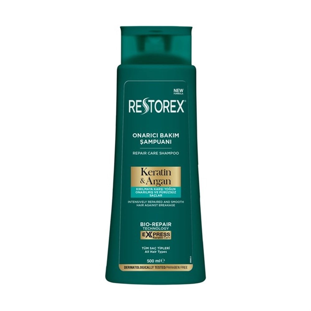Restorex Şampuan Keratin Argan Özlü Onarıcı Bakım Etkili 500 Ml