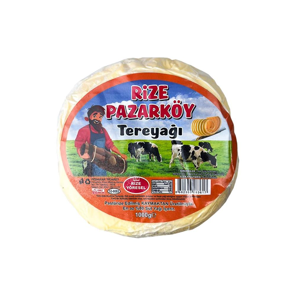 TereyağRize Pazarköy Tereyağı 1 kg Topak