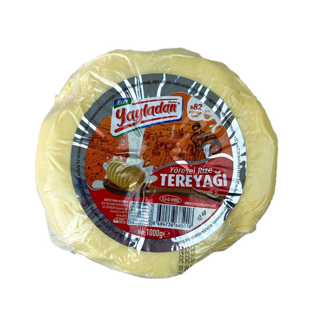 TereyağRize Yayladan Tereyağı Topak 1000 Gr