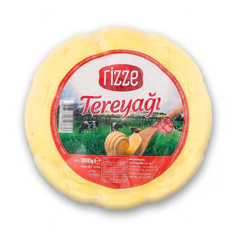 Rizze Tereyağı 1000 gr Topak