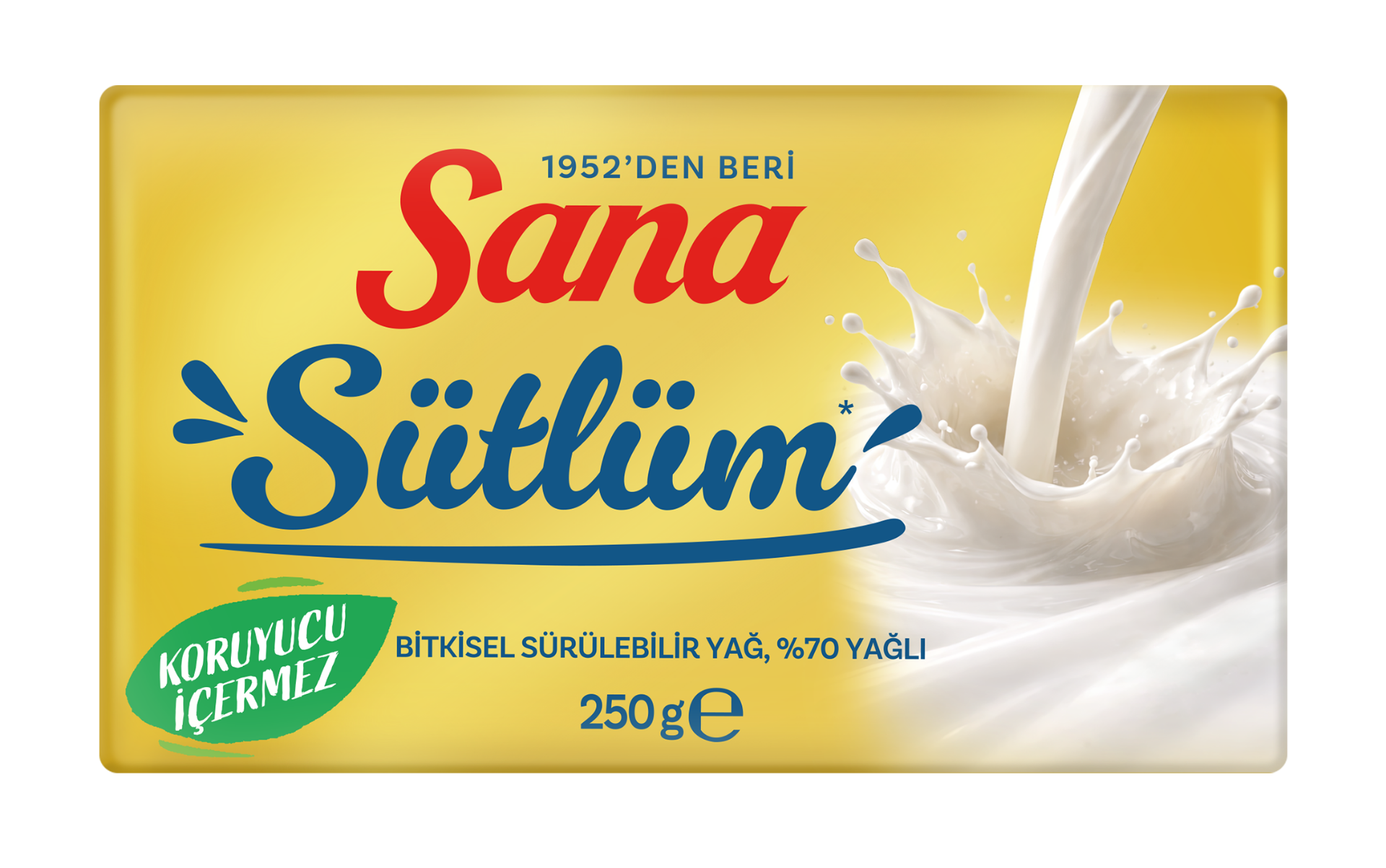 MargarinSana Sütlüm Paket 250 g