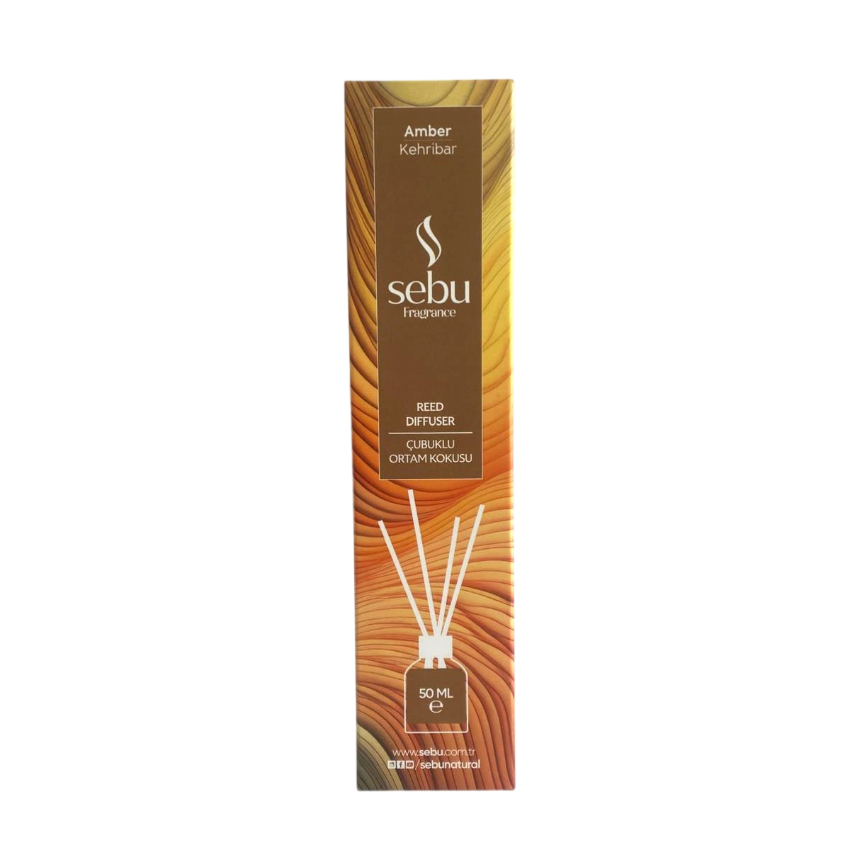 Oda KokularıSebu Oda Kokusu Çubuklu Amber 50 ml
