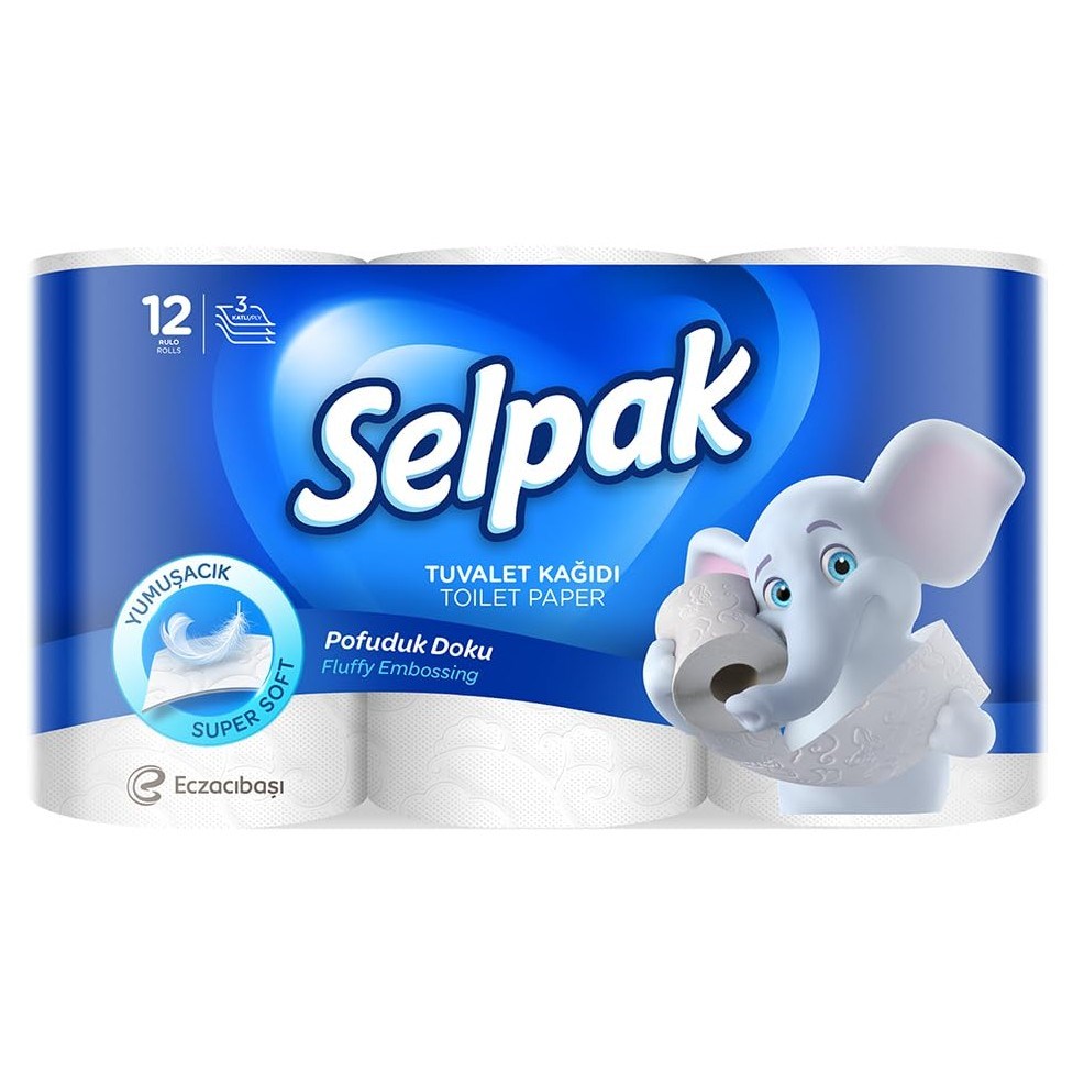 Tuvalet KağıdıSelpak Tuvalet Kağıdı 12 Li