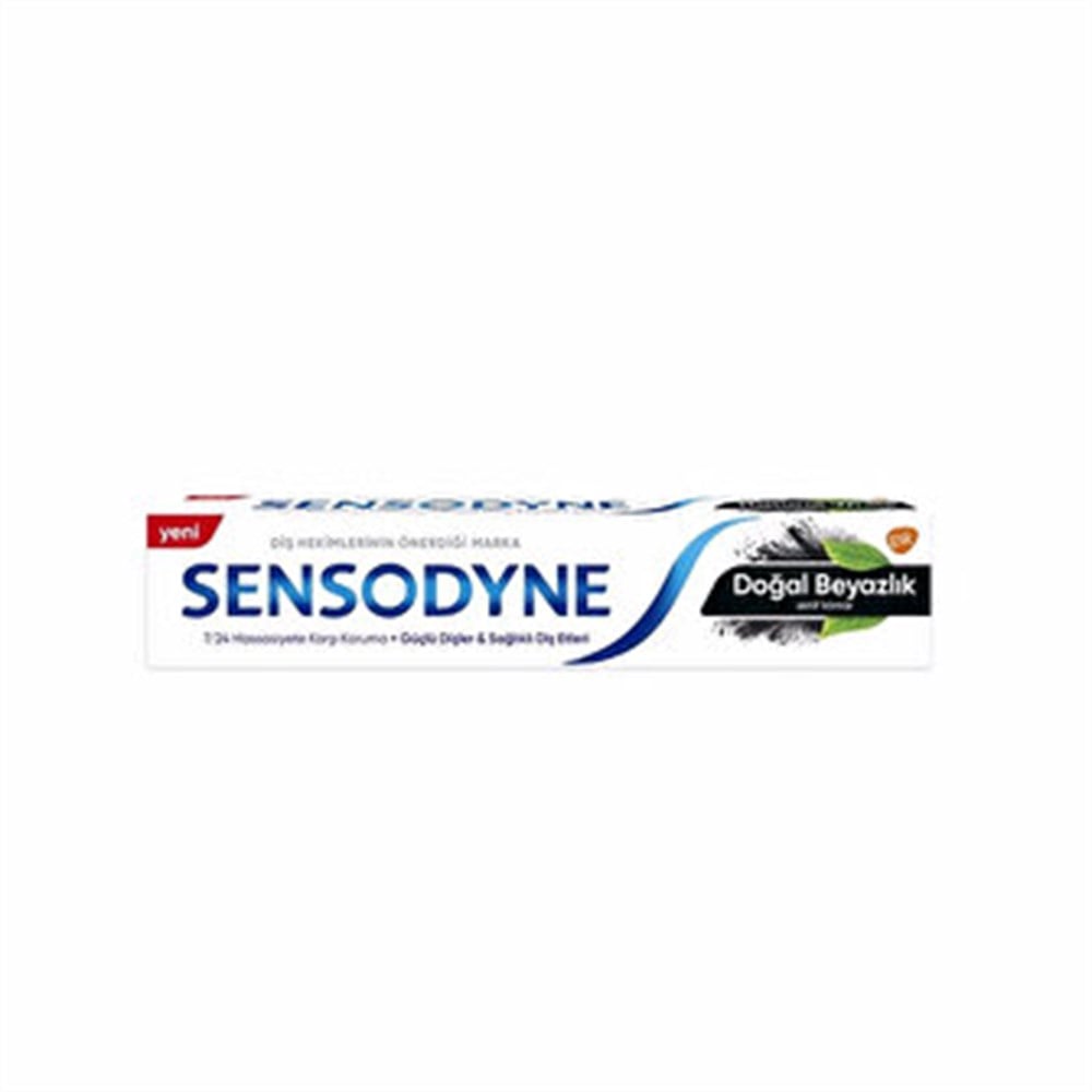 Sensodyne Diş Macunu Doğal Beyazlık Aktif Kömür 75 Ml