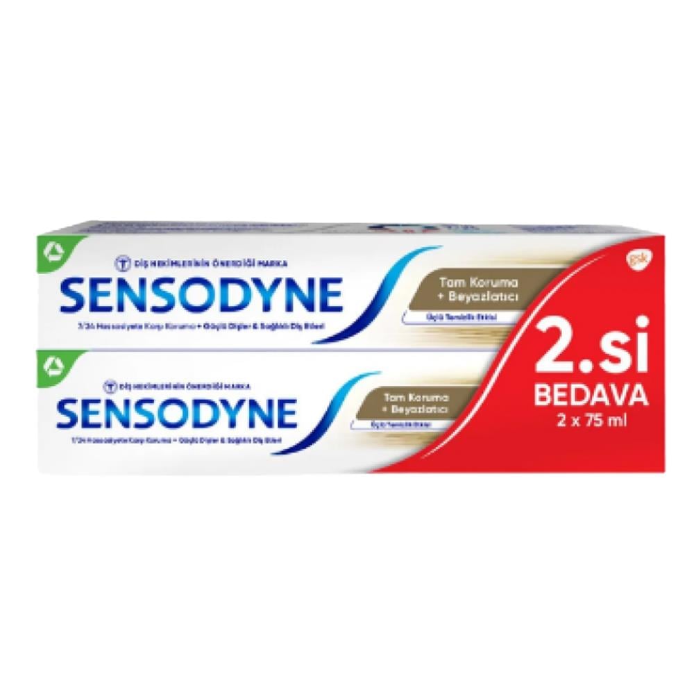 Diş MacunuSensodyne Diş Macunu Tam Koruma 2*75 Ml 2.si Bedava
