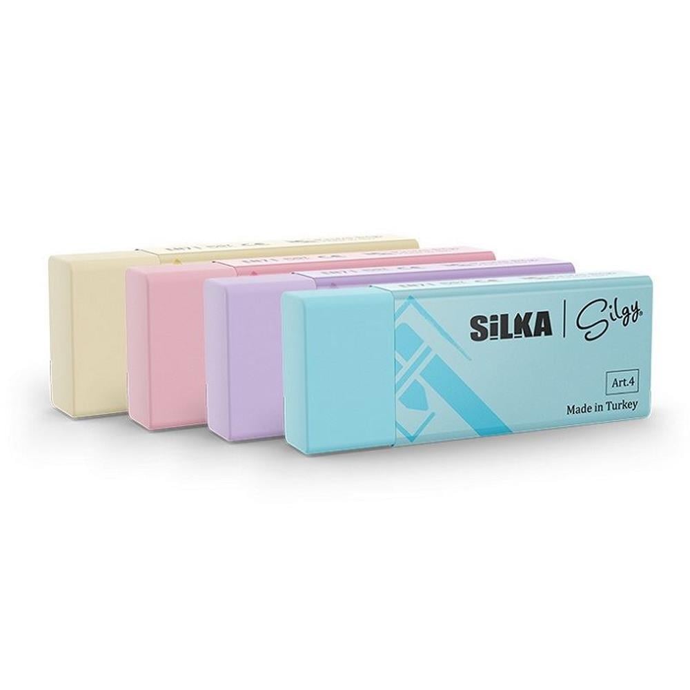 Kırtasiye, Ofis MalzemeleriSilka Pastel Silgi (4 renk)