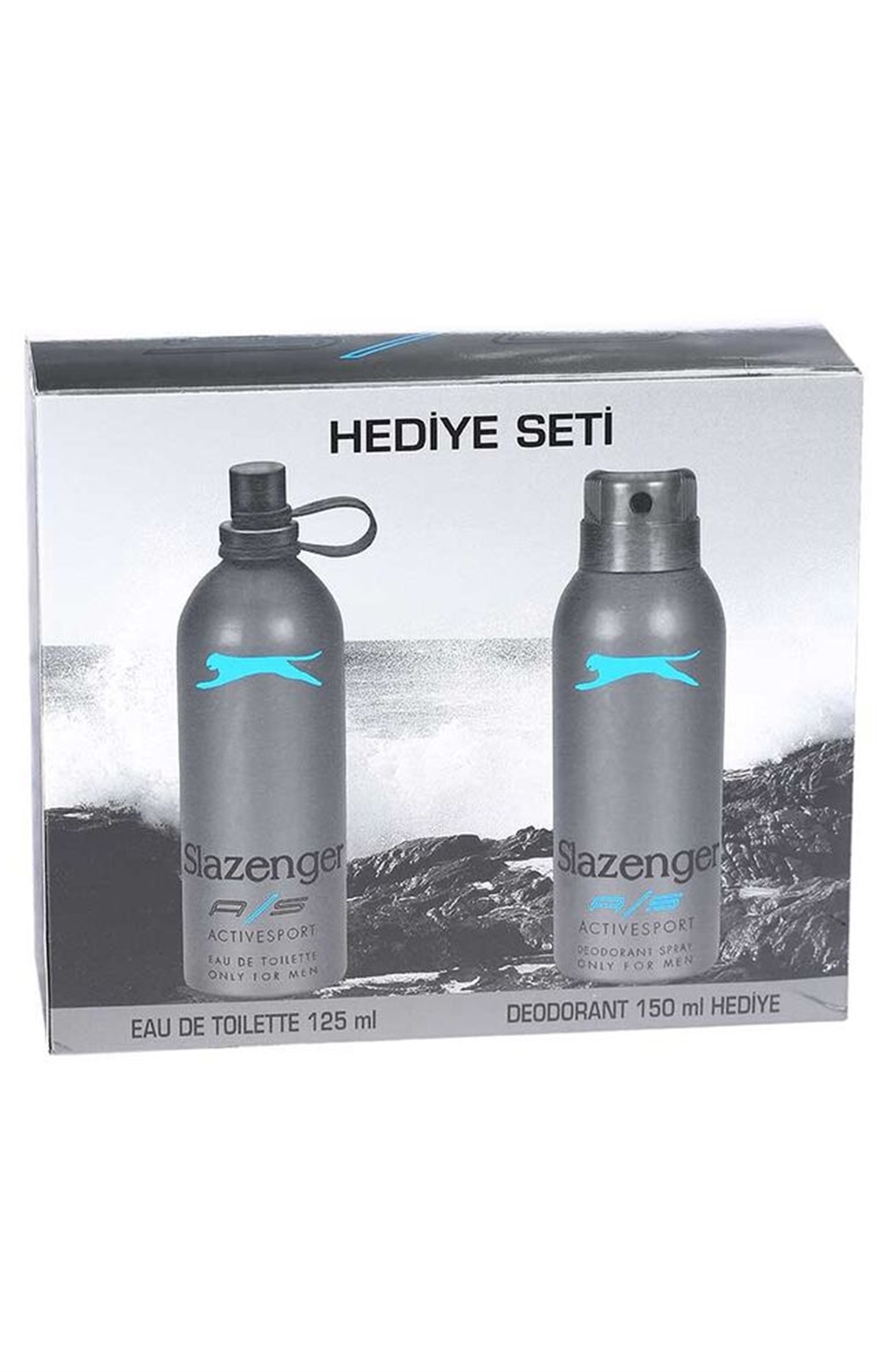 Slazenger Parfüm & Activesport Mavi Deodorant 125 Ml+ 150 Ml