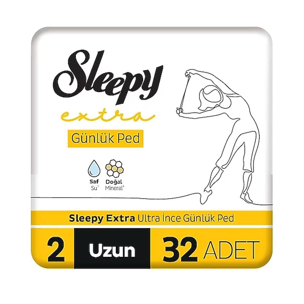 Sleepy Extra Uzun Ped Günlük 32  Adet
