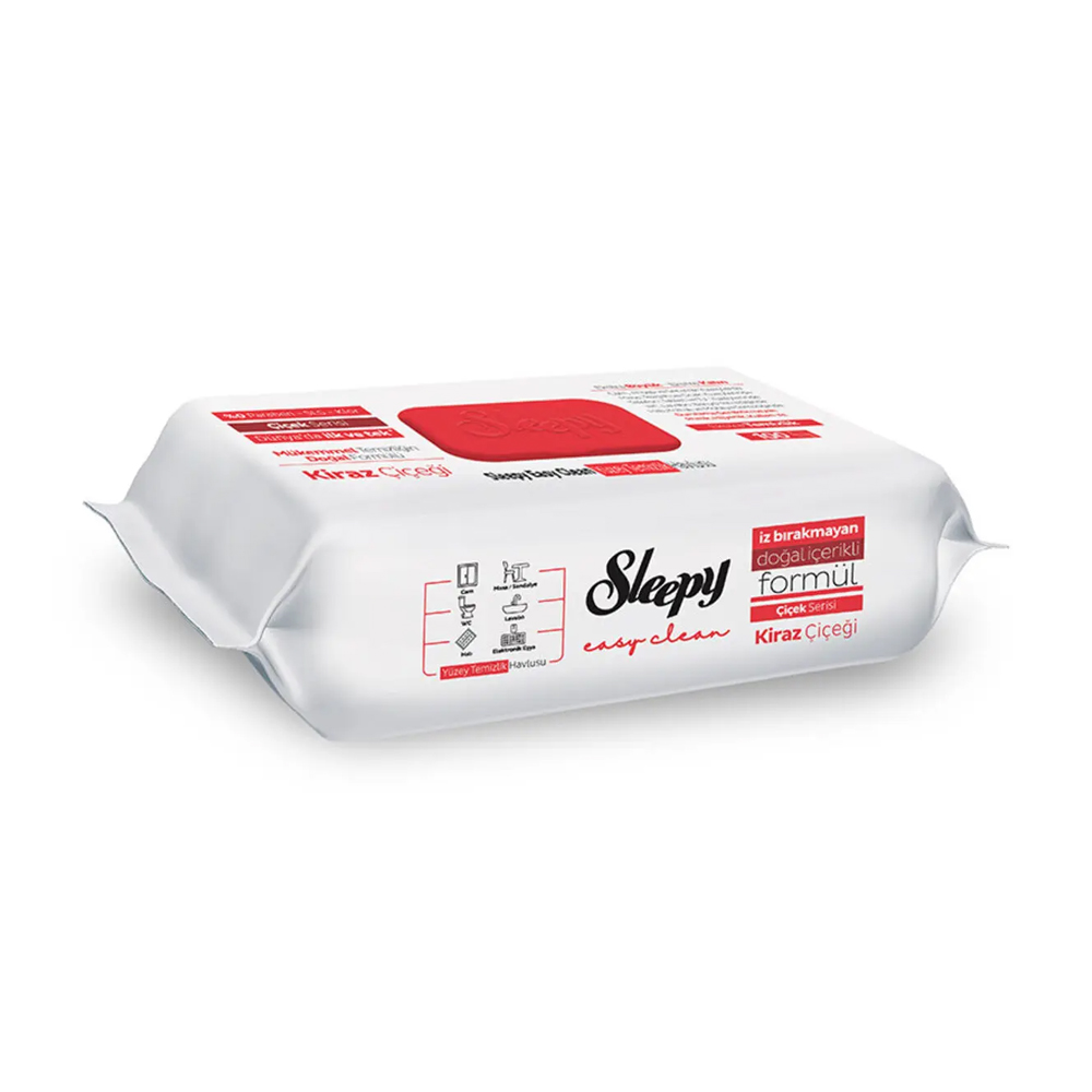 Kişisel Bakım, KozmetikSleepy Kişisel Bakım Havlusu Floral Kiraz&Lilyum 100 lü