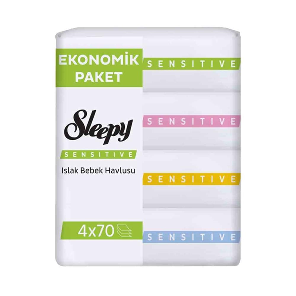 Islak MendilSleepy Sensitive Islak Mendil 4*70 li