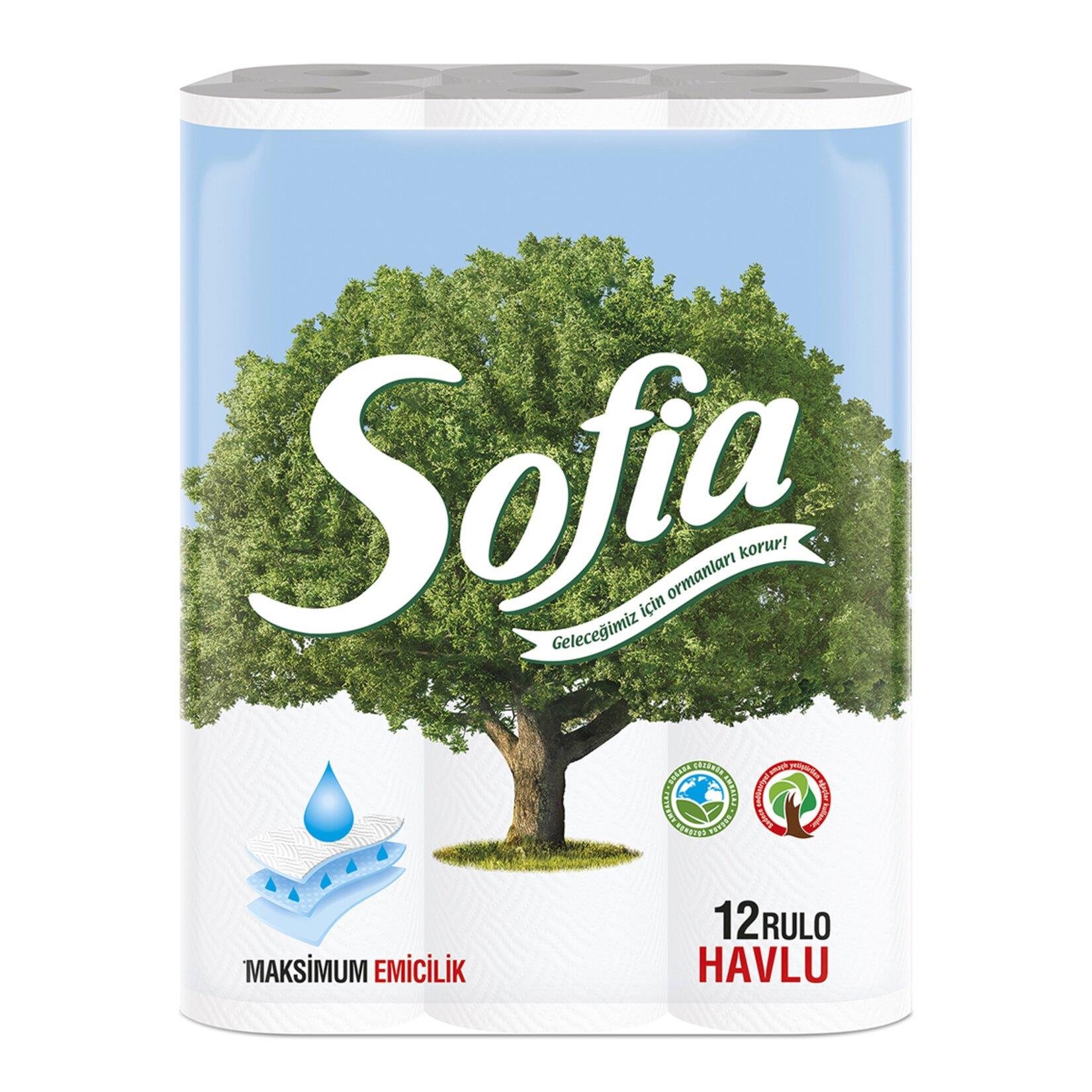 Kağıt HavluSofia Havlu Kağıt 12li 3 Katlı