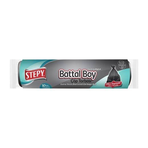Çöp PoşetiStepy Çöp Torbası Premium Battal Boy 10 lu
