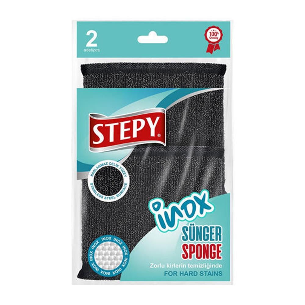 Bulaşık SüngeriStepy İnox Sünger 2 li