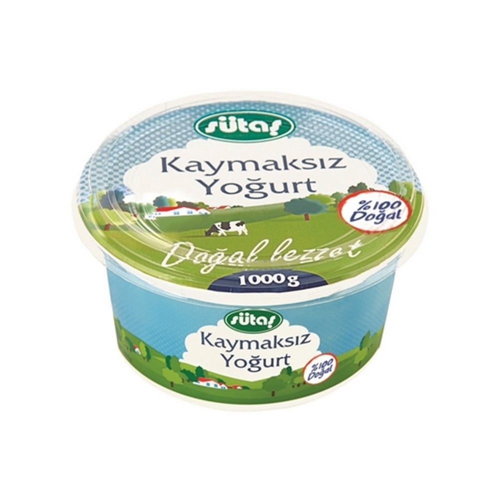 Sütaş Kaymaksız Yoğurt 1 Kg