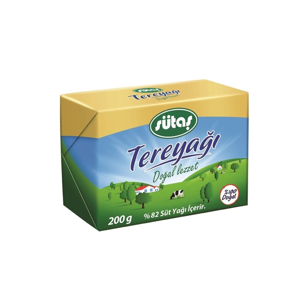 Sütaş Tereyağı Pastörize 200 Gr