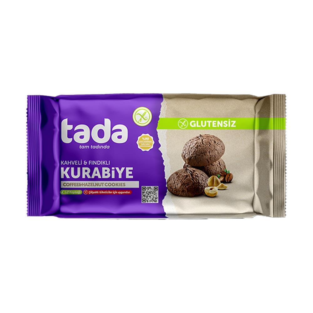 Sağlıklı AtıştırmalıkTa da Kurabiye Kahveli Fındıklı Glutensiz 100 Gr