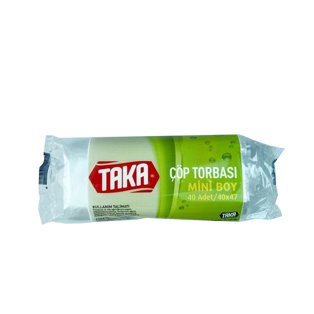 Çöp PoşetiTaka Çöp Torbası Mini Boy 40*47
