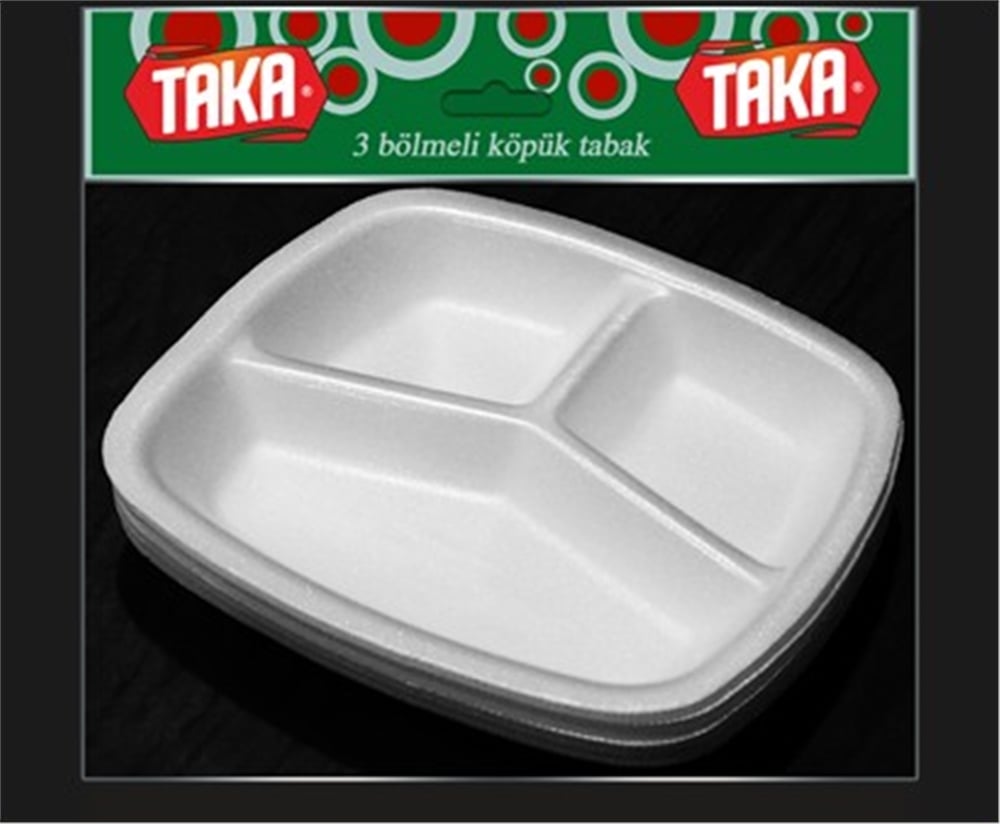 Taka Tabak Üç Bölmeli 5'Li