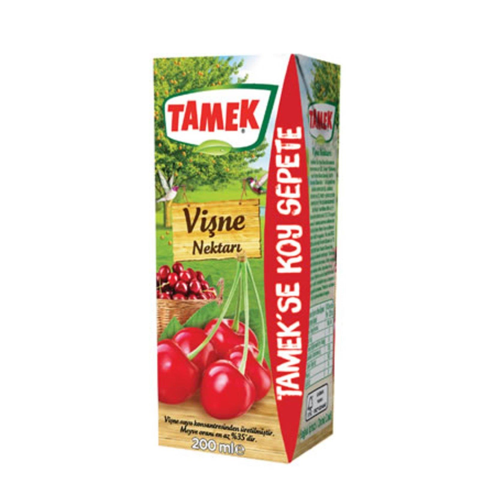 Meyve SuyuTamek Vişne Nektari 200ml