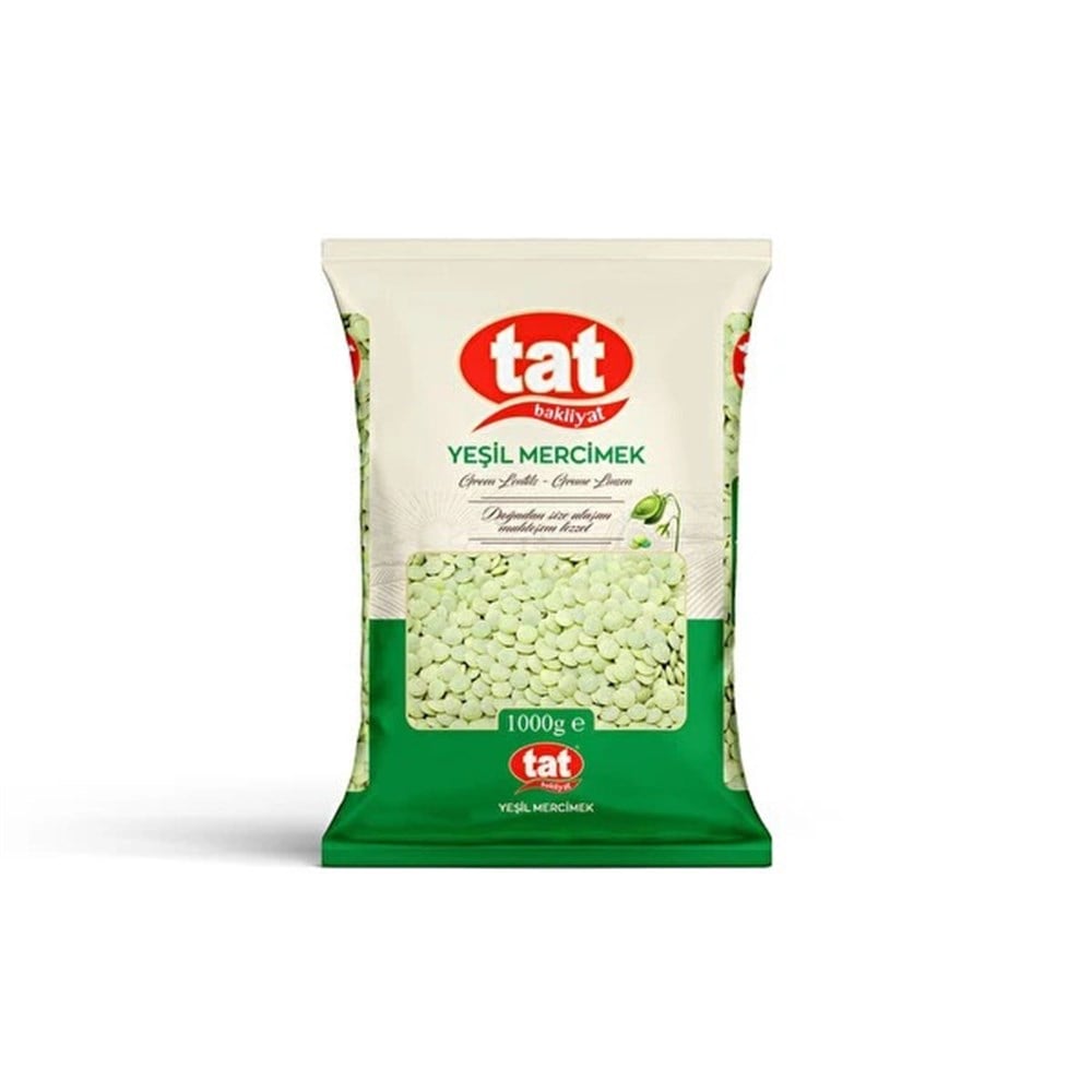 Tat Bakliyat Yeşil Mercimek 1000 Gr