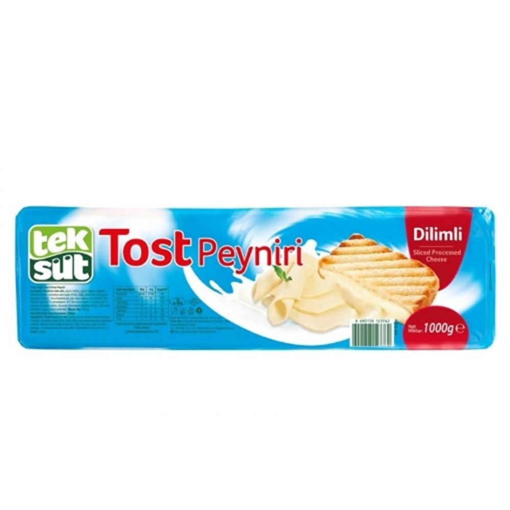 Teksüt Dilimli Tost Peyniri 1000 Gr
