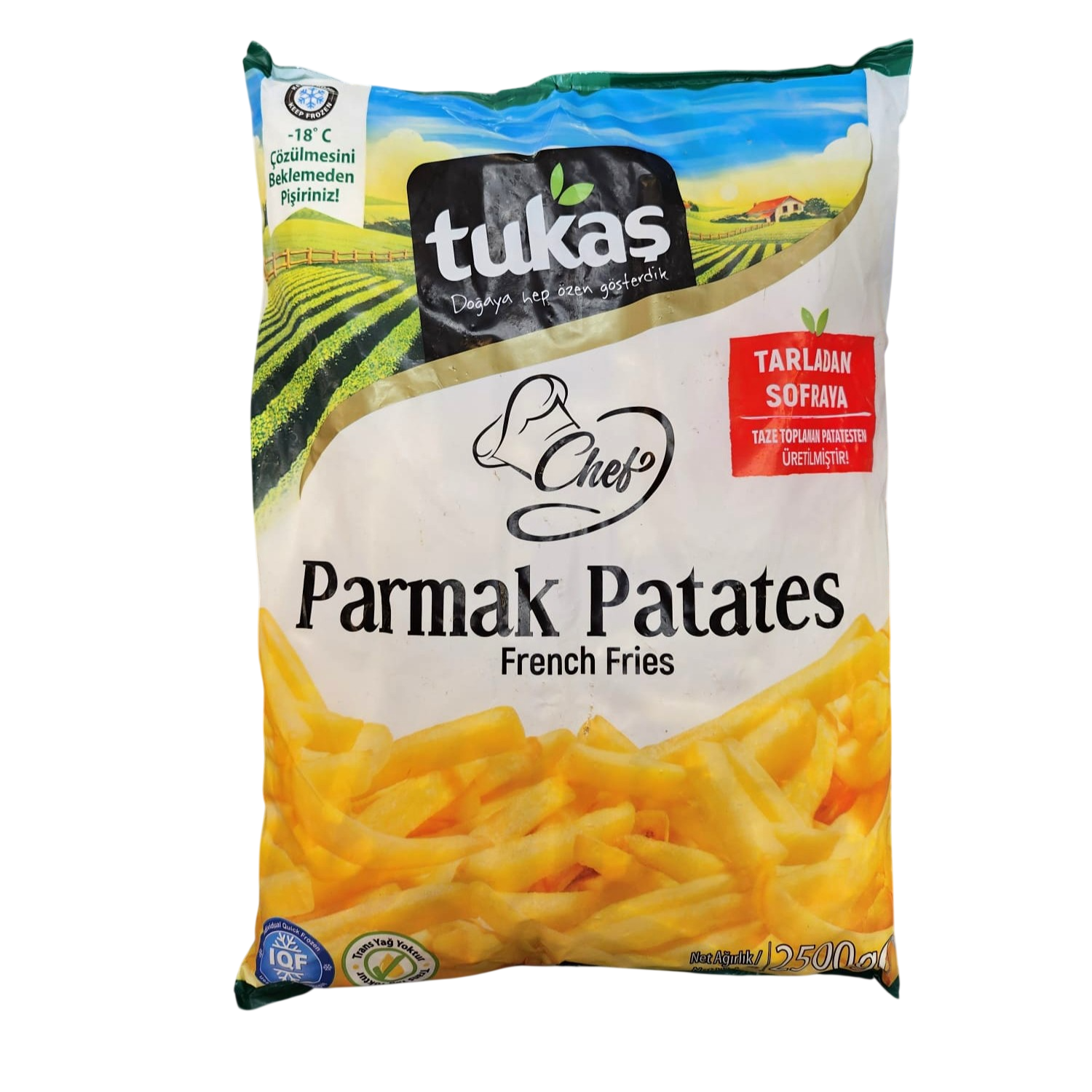 Sebze, MeyveTukaş Donuk Parmak Patates Chef 2500 g
