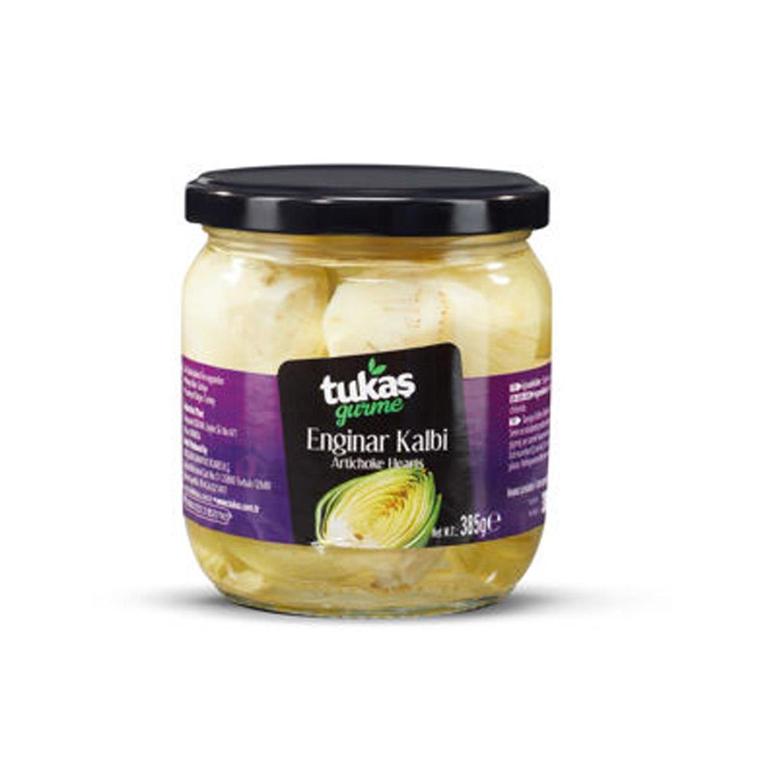 Konserve SebzeTukaş Enginar Kalbi Cam 385 Gr