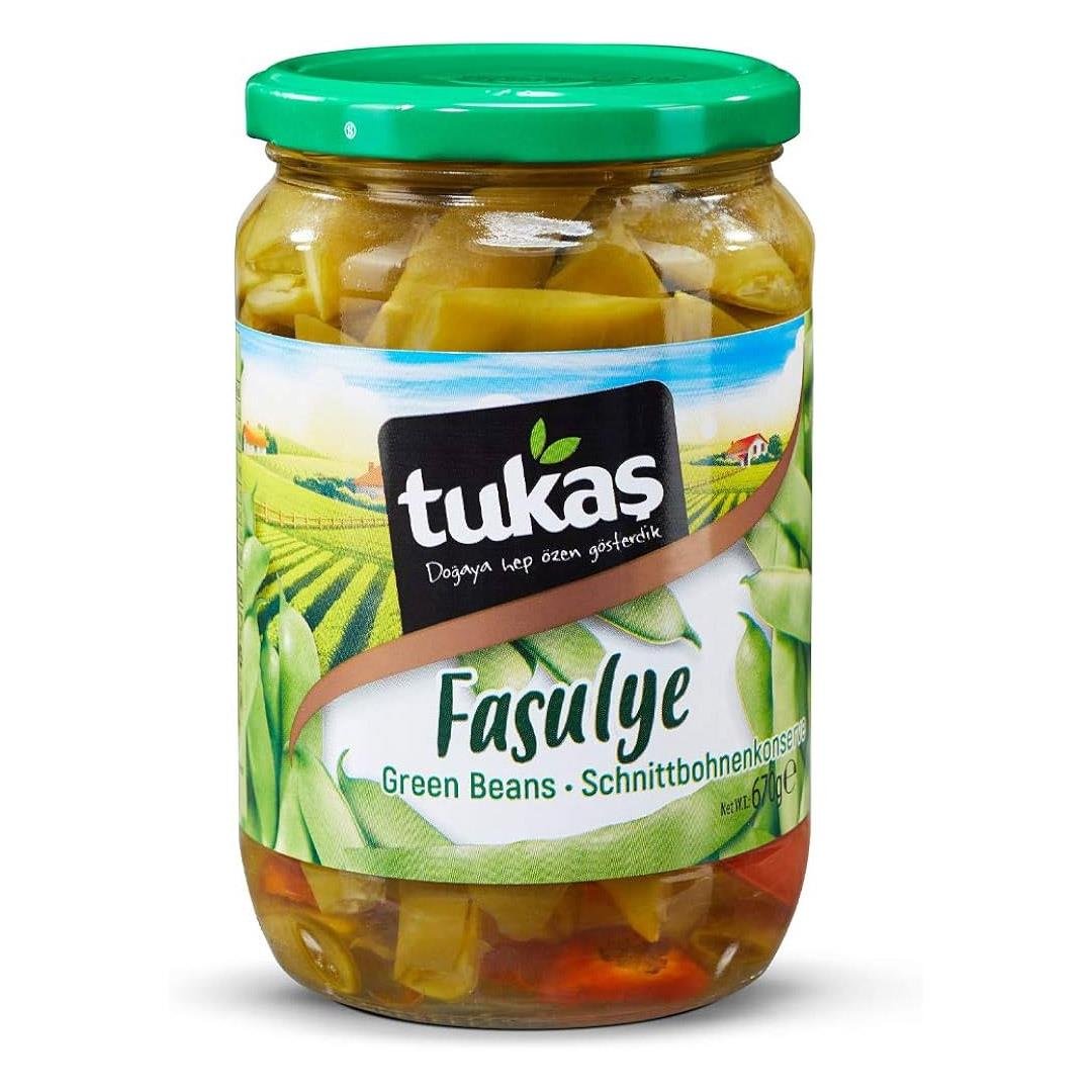 Konserve SebzeTukaş Fasulye 670 G Cam