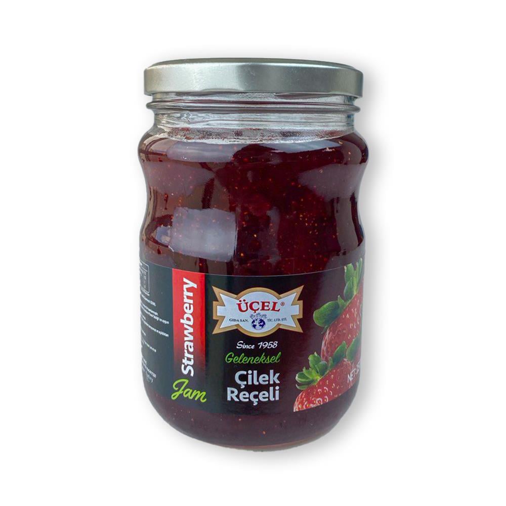 ReçelÜçel Çilek Reçeli Cam 1500 Gr