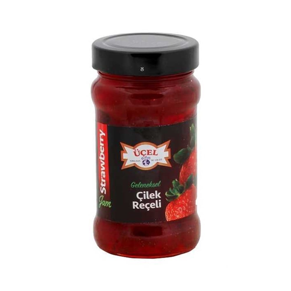 Üçel Çilek Reçeli Cam 380 Gr