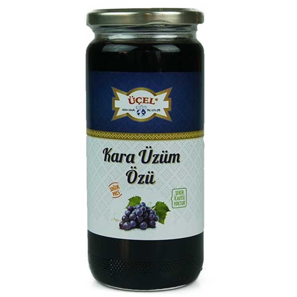 Üçel Kara Üzüm Özü 640 gr cam