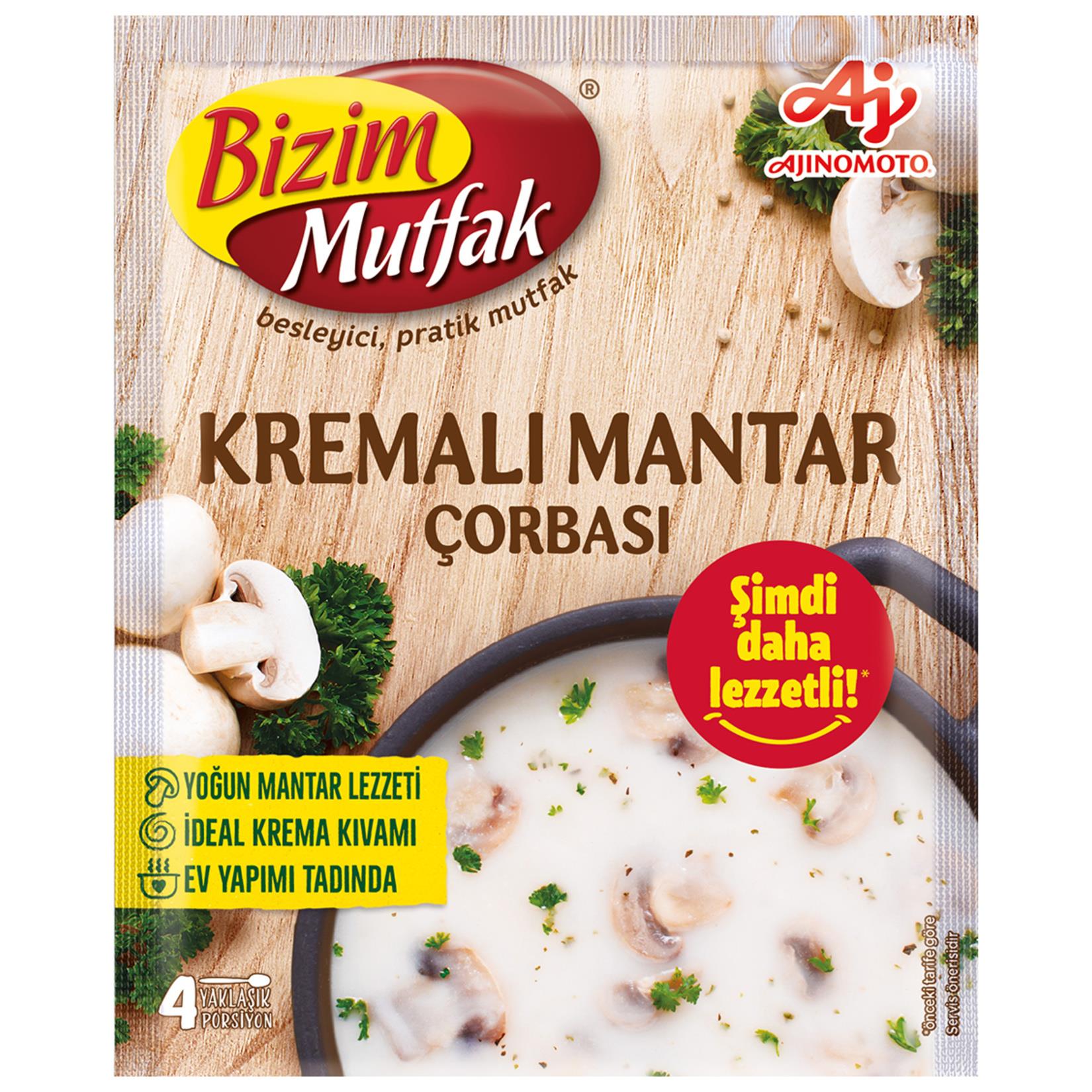 Hazır ÇorbaÜlker Bizim Çorba Kremalı Mantar 62 g