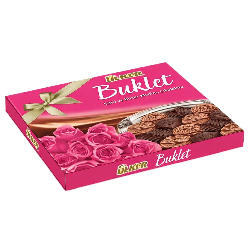 ÇikolataÜlker Buklet Madlen Sütlü ve Bitter Çikolata 208 g